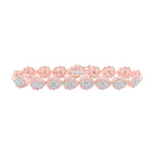 Radiant Rose Gold Diamond Teardrop Bracelet - 2-1/5 Cttw - Alternate view 1 from Splendid Jewellery
