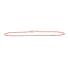 Radiant Rose Gold Diamond Tennis Bracelet - 1.2 Carat Total Weight - Alternate view 1 from Splendid Jewellery