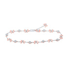 10kt Two-tone Gold Diamond Butterfly Bracelet - A Delicate Flutter of Elegance - Alternate view 1 from Splendid Jewellery