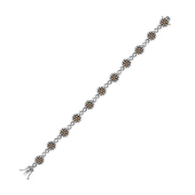 Load image into Gallery viewer, 10kt White Gold Women&#39;s Round Brown Diamond Infinity Bracelet - 2-1/5 Cttw | Splendid Jewellery Side view from the 10Kt White Gold Womens Round Brown Diamond Infinity Bracelet 2 1 5 Cttwpin288196 collection by Splendid Jewellery