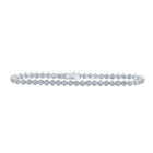10kt White Gold Sparkling Diamond Fashion Bracelet - 2-1/5 Cttw Top view from the 10Kt White Gold Womens Round Diamond Fashion Bracelet 2 1 5 Cttwpin214908 collection by Splendid Jewellery