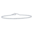 Splendid Jewellery 10kt White Gold Round Diamond Fashion Bracelet - 2 Carat Total Weight Top view from the 10Kt White Gold Womens Round Diamond Fashion Bracelet 2 Cttwpin212936 collection by Splendid Jewellery
