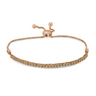 10kt Golden Glow Brown Diamond Bolo Bracelet - 2 Cttw product  Top View from Splendid Jewellery