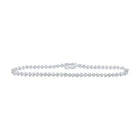 10kt Yellow Gold Heart Diamond Bracelet - 7/8 Cttw | Splendid Jewellery product  Top View from Splendid Jewellery
