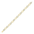 10kt Yellow Gold Diamond Link Fashion Bracelet - 1/2 Cttw product  Top View from Splendid Jewellery