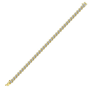 Bracelets | 10kt Yellow Gold Womens Round Diamond Tennis Bracelet 4-3/4 Cttw | Splendid Jewellery GND