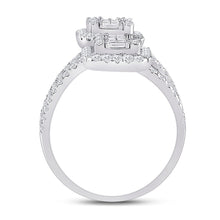 Load image into Gallery viewer, Brilliant Elegance: 14kt White Gold Baguette Diamond Fashion Ring - Splendid Jewellery