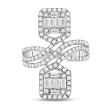 Load image into Gallery viewer, Brilliant Elegance: 14kt White Gold Baguette Diamond Fashion Ring - Splendid Jewellery