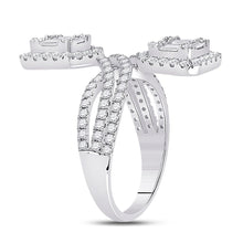 Load image into Gallery viewer, Brilliant Elegance: 14kt White Gold Baguette Diamond Fashion Ring - Splendid Jewellery