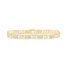 Captivating 10kt Yellow Gold Diamond Link Bracelet for Men - 1 - 1/4 Cttw - Splendid Jewellery