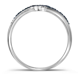 Captivating Blue Brilliance Diamond Fashion Ring - Splendid Jewellery