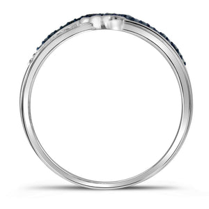 Captivating Blue Brilliance Diamond Fashion Ring - Splendid Jewellery