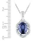 Captivating Blue Elegance Pendant - Splendid Jewellery