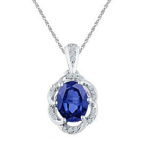 Captivating Blue Elegance Pendant - Splendid Jewellery