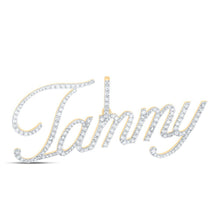 Load image into Gallery viewer, Captivating Brilliance: 10kt Yellow Gold Diamond Initial &amp; Letter Pendant - Splendid Jewellery