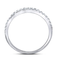 Load image into Gallery viewer, Captivating Brilliance: 14kt Two-tone Gold Diamond Halo Bridal Wedding Ring Set - Side View