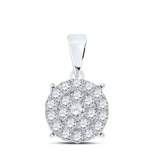 Load image into Gallery viewer, Captivating Brilliance Diamond Cluster Pendant - Splendid Jewellery