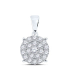 Captivating Brilliance Diamond Cluster Pendant - Splendid Jewellery