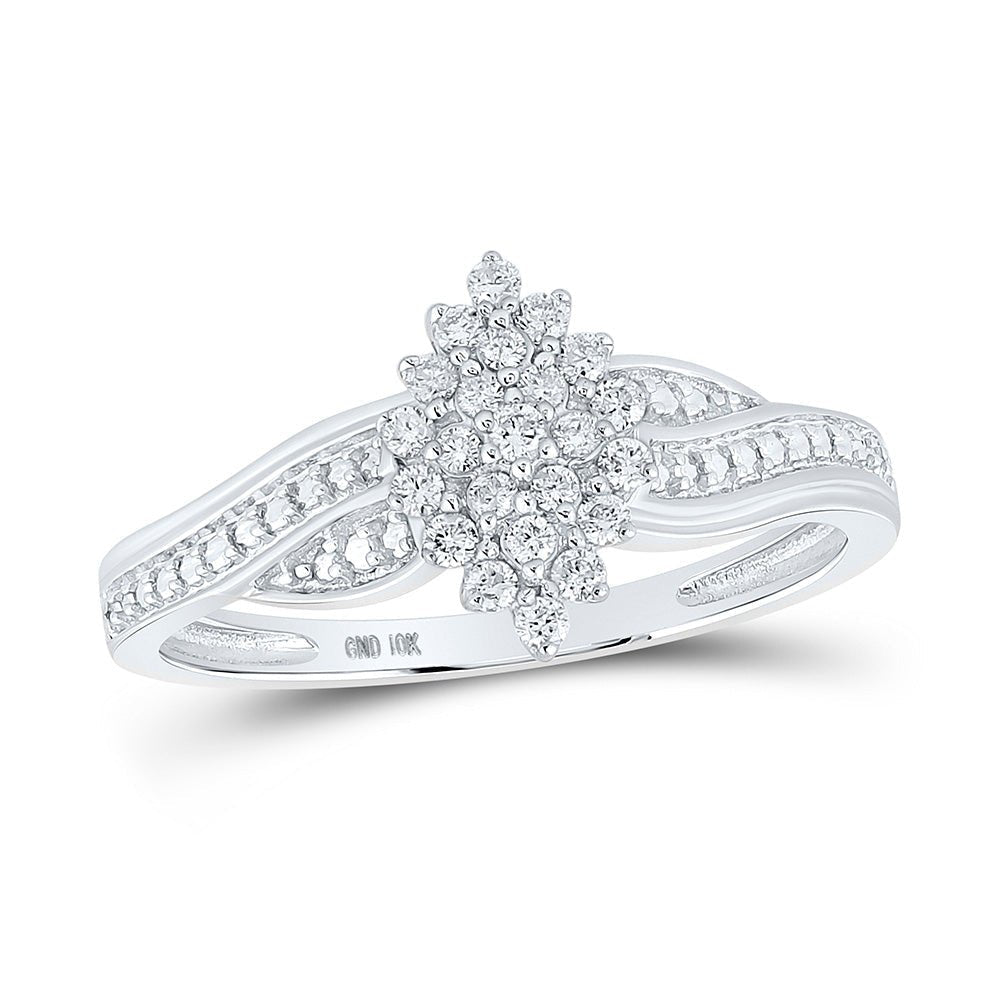 Captivating Brilliance Diamond Cluster Ring - Splendid Jewellery