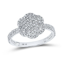Load image into Gallery viewer, Captivating Brilliance Diamond Cluster Ring - Splendid Jewellery