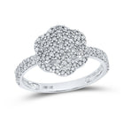 Captivating Brilliance Diamond Cluster Ring - Splendid Jewellery