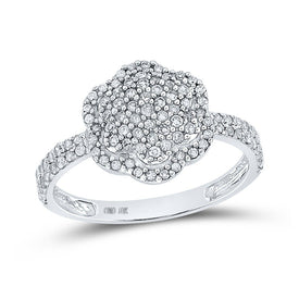 Captivating Brilliance Diamond Cluster Ring - Splendid Jewellery