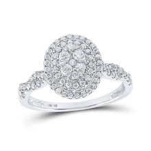 Load image into Gallery viewer, Captivating Brilliance Diamond Cluster Ring - Splendid Jewellery