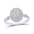 Captivating Brilliance Diamond Cluster Ring - Splendid Jewellery