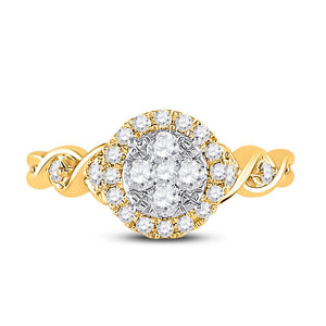 Captivating Brilliance Diamond Cluster Ring - Splendid Jewellery