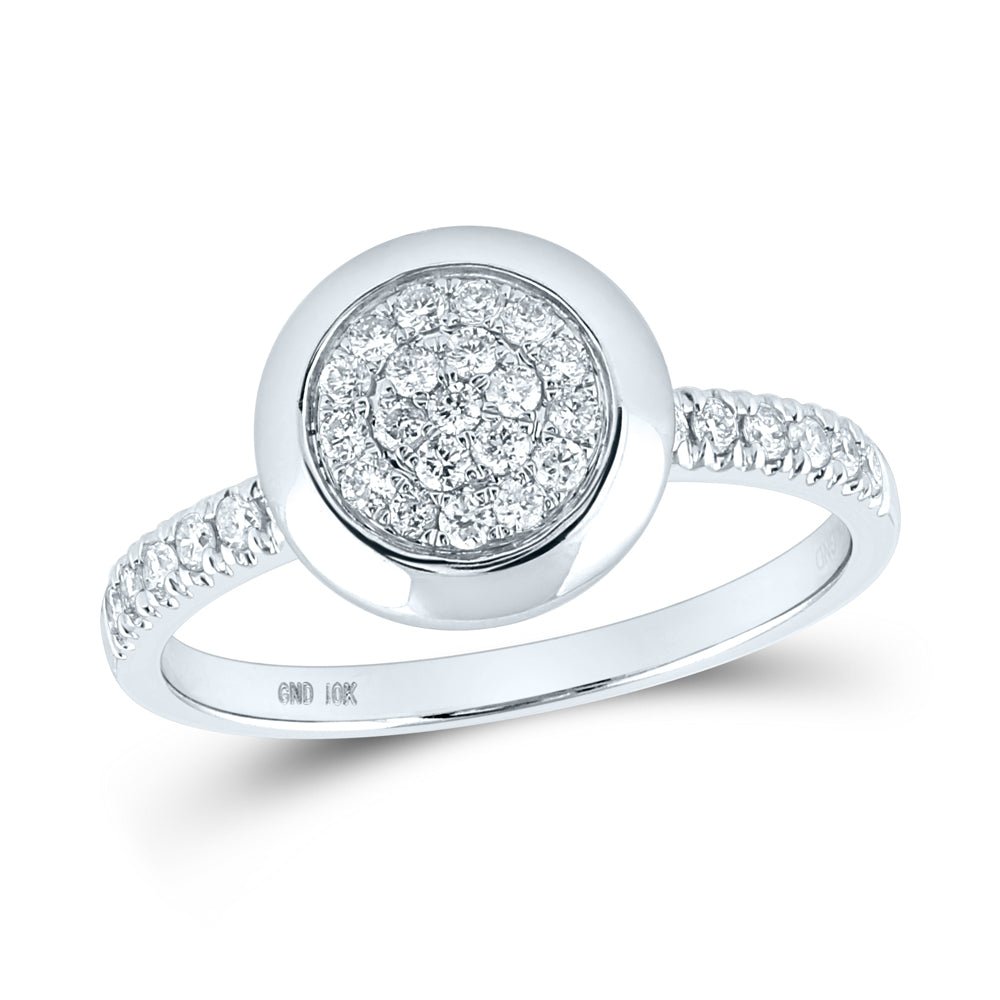 Captivating Brilliance Diamond Cluster Ring - Splendid Jewellery