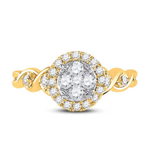 Load image into Gallery viewer, Captivating Brilliance Diamond Cluster Ring - Splendid Jewellery