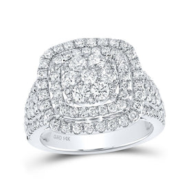Captivating Brilliance Diamond Cluster Ring - Splendid Jewellery