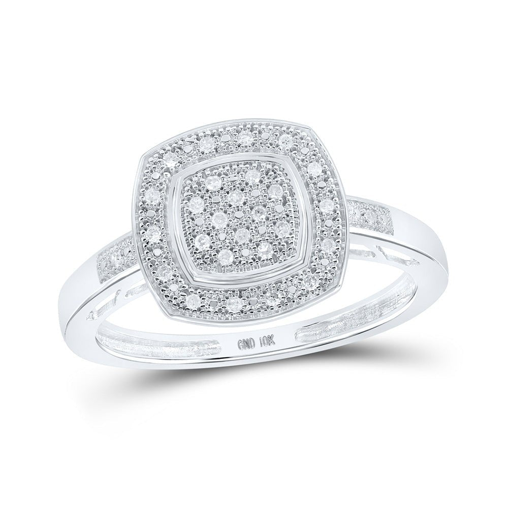 Captivating Brilliance Diamond Cluster Ring - Splendid Jewellery