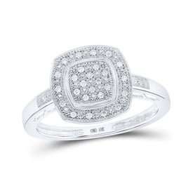 Captivating Brilliance Diamond Cluster Ring - Splendid Jewellery