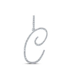 Captivating Brilliance Diamond Initial Pendant - Splendid Jewellery