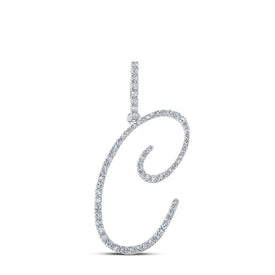 Captivating Brilliance Diamond Initial Pendant - Splendid Jewellery