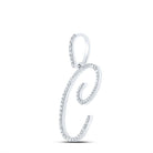Captivating Brilliance Diamond Initial Pendant - Splendid Jewellery