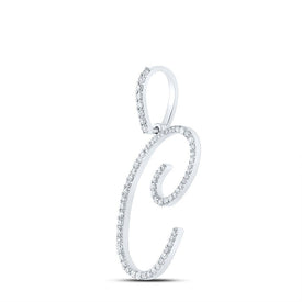 Captivating Brilliance Diamond Initial Pendant - Splendid Jewellery