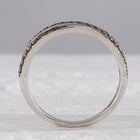 Captivating Brown Diamond Diagonal Stripe Band Ring - Splendid Jewellery
