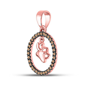 Captivating Canine Paw Print Pendant - Splendid Jewellery