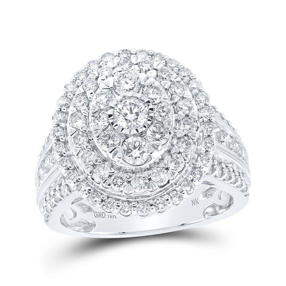 Captivating Cluster Brilliance Diamond Ring - Splendid Jewellery