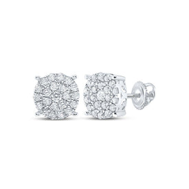 Captivating Cluster Brilliance Earrings - Splendid Jewellery