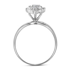 Load image into Gallery viewer, Captivating Cluster of Diamonds Ring | 10kt White Gold Womens Round Diamond Cluster Ring 1/8 Cttw | Splendid Jewellery - Splendid Jewellery