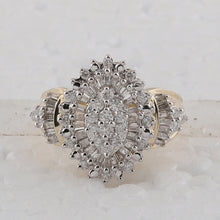 Load image into Gallery viewer, Captivating Cluster of Radiance Ring Side View 2 from Splendid Jewellery
