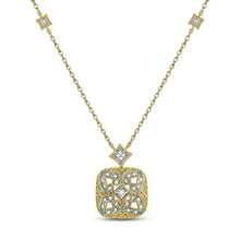 Load image into Gallery viewer, Captivating Diamond Elegance Necklace | Sterling Silver Womens Round Diamond Filigree Fashion Necklace 1/10 Cttw - Splendid Jewellery