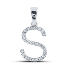 Captivating Diamond Initial Sparkle Pendant - Splendid Jewellery