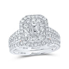 Captivating Emerald Brilliance Wedding Ring Set - Splendid Jewellery