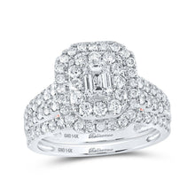 Load image into Gallery viewer, Captivating Emerald Brilliance Wedding Ring Set - Splendid Jewellery