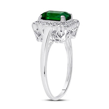 Load image into Gallery viewer, Captivating Emerald Elegance Ring Side View from Splendid Jewellery
