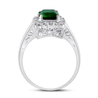 Captivating Emerald Elegance Ring - Splendid Jewellery
